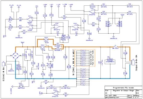 Variable Bench Power Supply Schematic