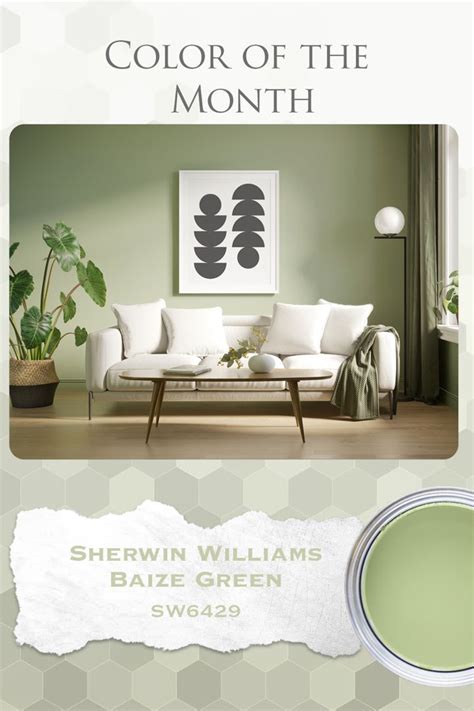 Color Of The Month Sherwin Williams Baize Green Innovatus Design