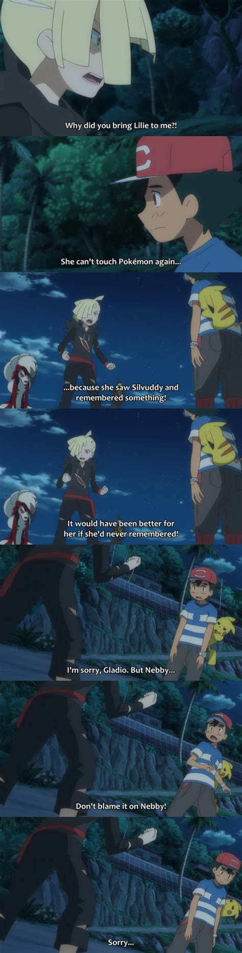 Gladion Yells At Ash For Failing To Protect Lillies Smile Pokémon