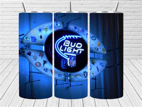 Bud Light Game Day Tumbler Wrap Etsy