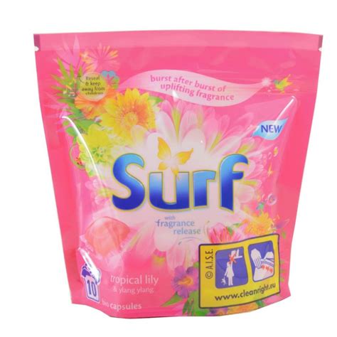 Surf Tropical Lily And Ylang Ylang 10 Bio Capsules 263g Approved Food