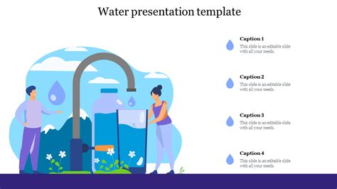 Stunning Water Presentation Template Ppt Design Slides