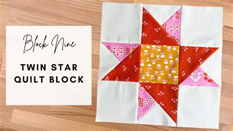 Twin Star Quilt Block Stacey Lee Creative