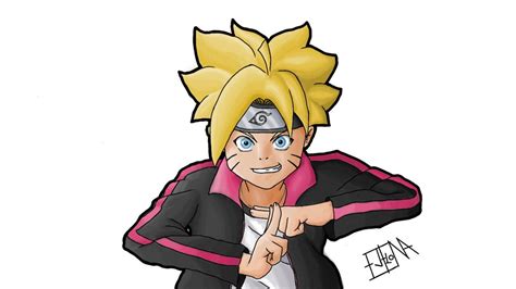 Drawing Boruto From Naruto Next Generations By Ej1236 On Deviantart
