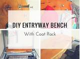 Diy Entryway Bench Coat Rack Pictures