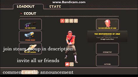 Tf2 Scout Loadout Giveaway Youtube