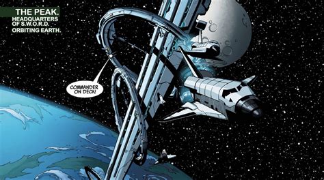 In Marvel’s Secret Invasion, what is SABER, Nick Fury’s space station