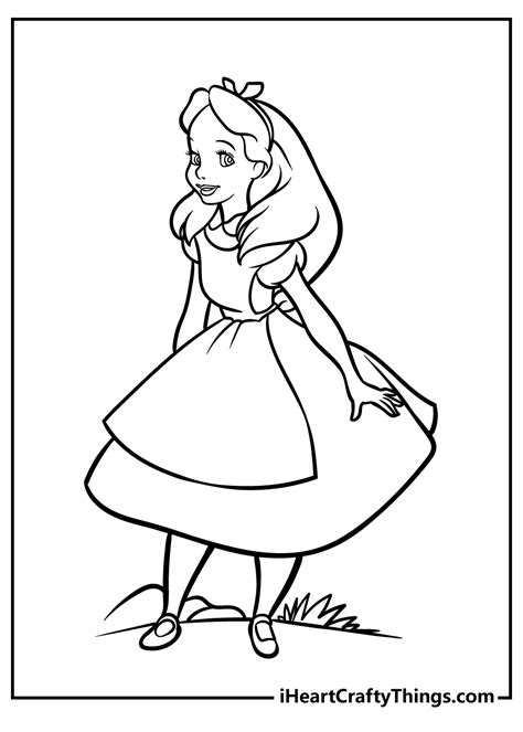 Digital Prints Prints Art And Collectibles Coloring Pages Printable Alice