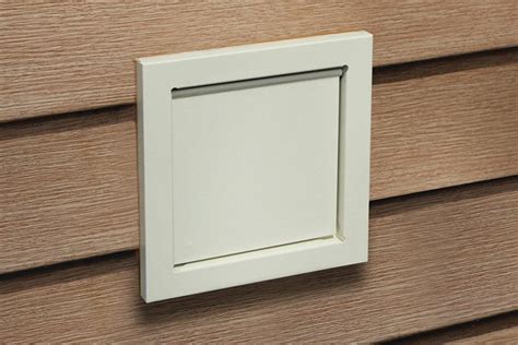 Low profile and tight design augment beautiful unlike plastics which fade and crack, dryer wall vents stand the test of time. In-O-Vate Low-Profile Dryer Wall Vent | JLC Online ...