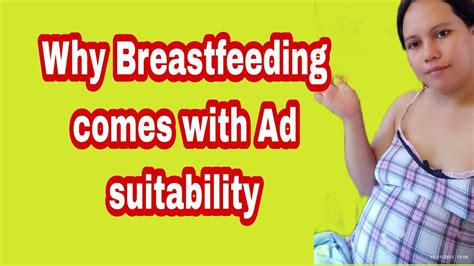 Breastfeeding Self Certification Ad Suitability Youtube
