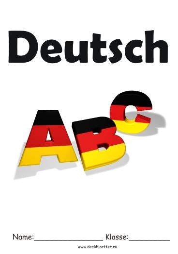 Anders als alphabet in der schule fängt das alphabet auf dem klavier mit einem c an und bildet mit dem abschließenden h eine oktave. Deckblatt Deutsch | Deckblatt deutsch, Deckblatt schule, Deckblatt