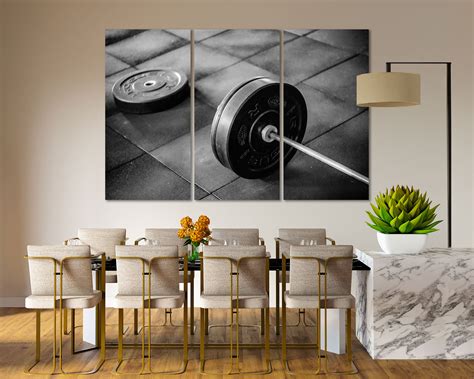 Canvas For Gym Motivation Art Home Gym Wall Art Crossfit Wall Etsy