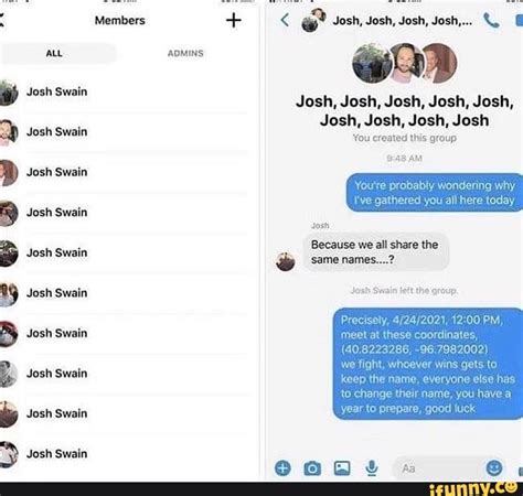 Not only is the meme hilarious, but it perfectly comments on how fights in movies are seemingly trying to outdo each other with ridiculous choreography and insane battlegrounds. Ea SE Josh Swain E EA x 5 9 a 7 ADMINS SAD Josh, Josh ...
