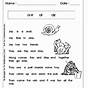 First Grade Phonics Worksheets
