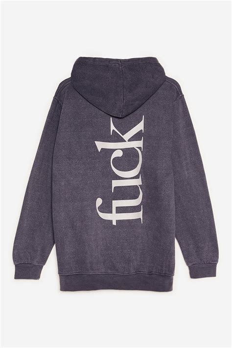 What The Fuck Petite Graphic Hoodie Nasty Gal