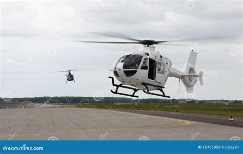 Helicopters Landing Stock Photos Image 15755953
