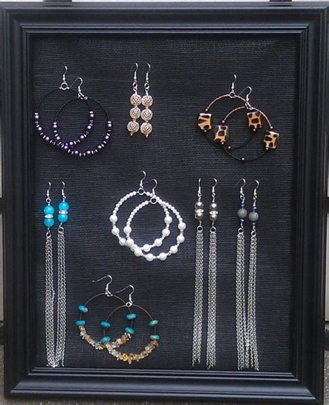 Maybe you would like to learn more about one of these? Pin by doit yourself on DIY accessories holders | Screen earring holder, Diy jewelry display ...