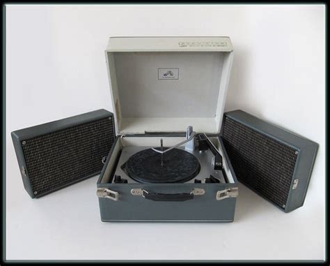 60s Mid Century Rca Victor Record Player Turntable Stereo Vm