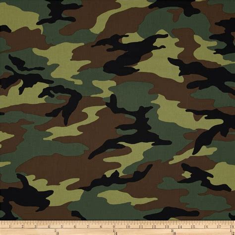 44 Camo Army Camo Green Fabric From 762yd