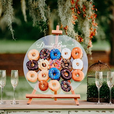 donut wall donut stand wedding donut wall acrylic donut etsy