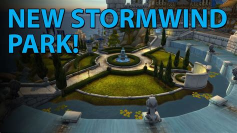 New Stormwind Park Legion Spoilers Youtube