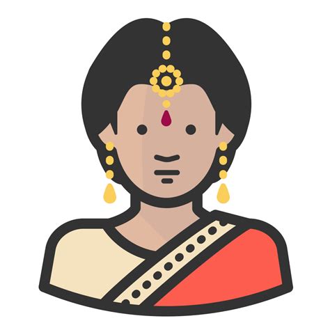 Indian woman Icon | Free Avatars Iconset | Diversity Avatars