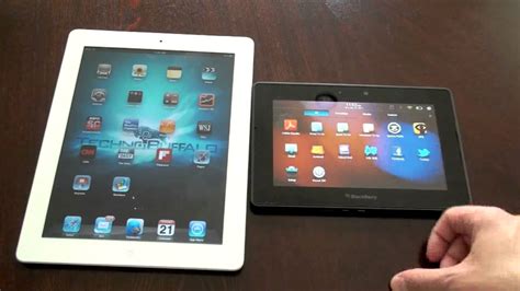 ipad 2 vs blackberry playbook youtube