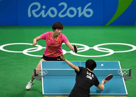 30 olympic athletes who dominated their events. Table Tennis: Ding Ning wins China vs China final at Rio ...