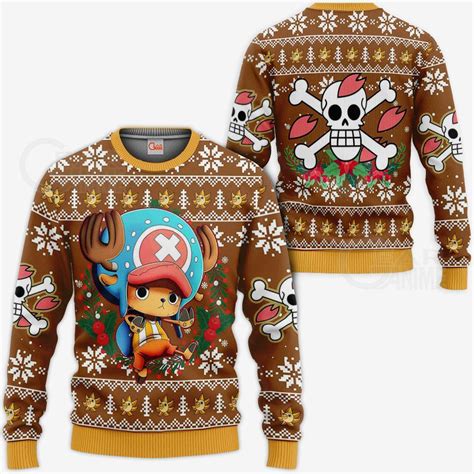 Tony Tony Chopper Ugly Christmas Sweater One Piece Anime Xmas T Va10