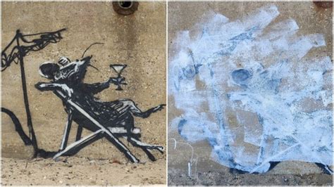 New Banksy Artwork Defaced By Selfish And Mindless Vandals Just Days