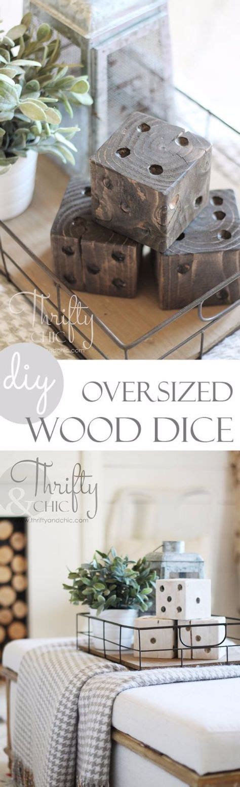 50 Rustic Diy Farmhouse Crafts To Make And Sell Wood Dice Reclaimed Wood Projects Diy Wood
