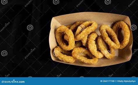 Breading Onion Rings Stock Photo Image Of Gastronomy 266177748