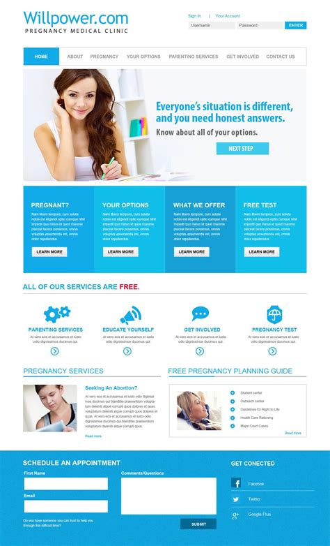 Health and wellness websites. Doctors and medical websites ...