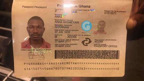 Photo Anas Passport Reveals His Real Face Happy Ghana