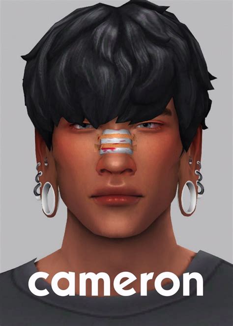 Vevesims Sims Hair Sims 4 Hair Male Cameron Hair