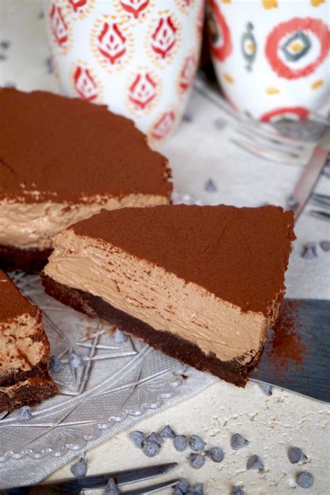 cheesecake al cioccolato senza cottura dolci ricette di pietro