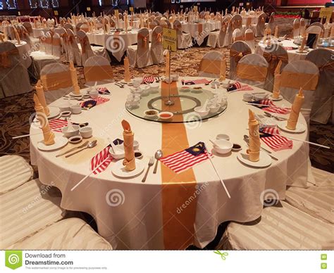 Table bases, table legs, table tops supplier malaysia. 31Aug 2016, Kuala Lumpur.Banquet Dinner With Malaysia Flag ...