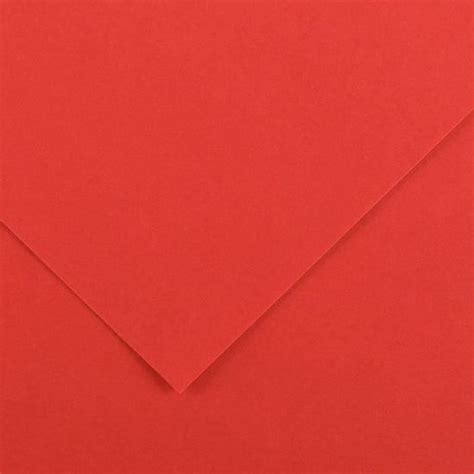 paquet de 10 feuilles de papier colorline canson 50 x 65 cm 150 g rouge cdiscount jeux jouets