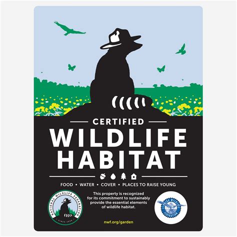 Florida Wildlife Federation Certified Wildlife Habitat Sign The