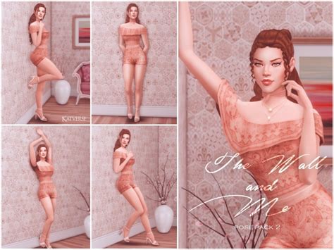 The Wall And Me Pose Pack 2 At Katverse Sims 4 Updates