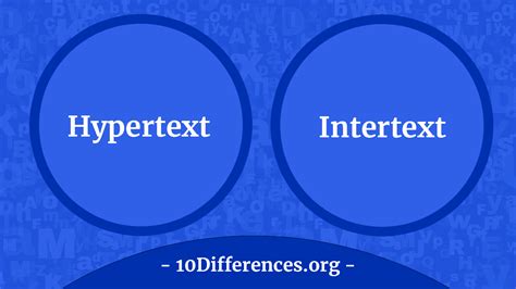 Diferencia Entre Hipertexto E Intertexto Ieb Barceloneta