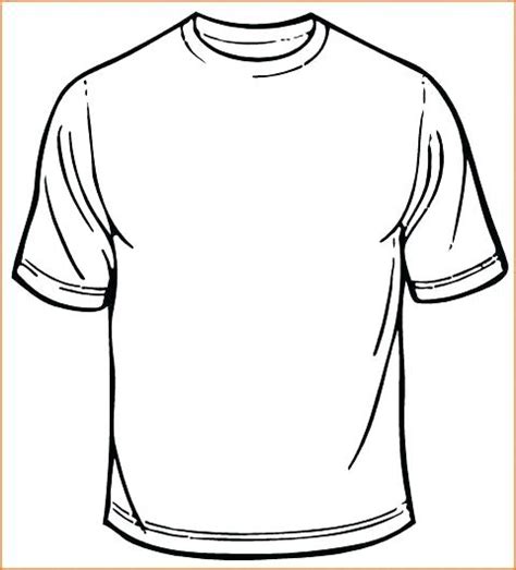 Blank T Shirt Template Clip Art 20 Free Cliparts