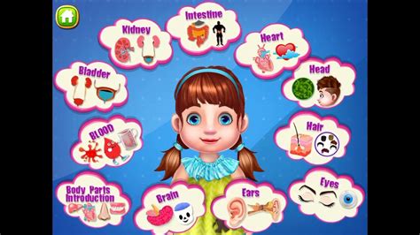 Kids Learning Human Bodyparts Learning Game Body Parts Gameplay By