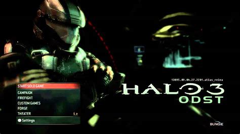 Halo 3 Odst Main Menu Soundtrack Full Version Hd Youtube