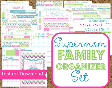 8 Best Images Of Mom Free Planner Printables Mom Planner Free