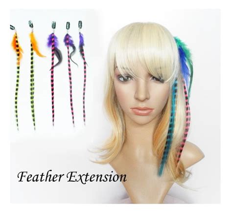 Mane Colors Clip In Feather Hair Extensions Set