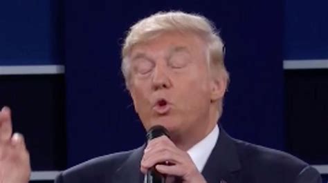 Donald Trumps Sniffles Were A Major Talking Point Of The Debate Again Huffpost Weird News