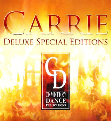 Carrie Deluxe Special Editions From Cemetery Dance Coming Summer 2014