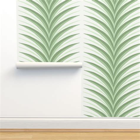 Dune Grass Jade Green Wallpaper 24 Wallpaper Spoonflower