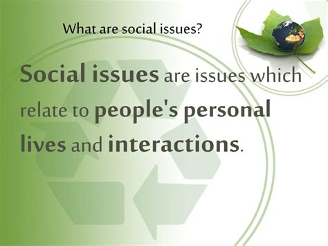 Ppt Social Issues Environment Powerpoint Presentation Free